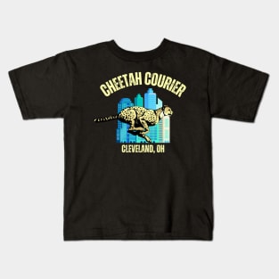 Cheetah courier Kids T-Shirt